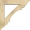 Ekena Millwork Olympic Traditional Rough Sawn Bracket w/ Offset Brace, Douglas Fir, 6"W x 28"D x 28"H BKT0604X28X28OLY01RDF - alternate 2